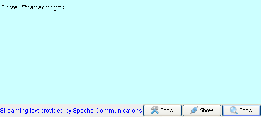 Default SpecheBox display