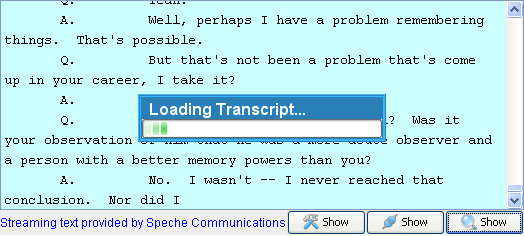 Loading Transcript